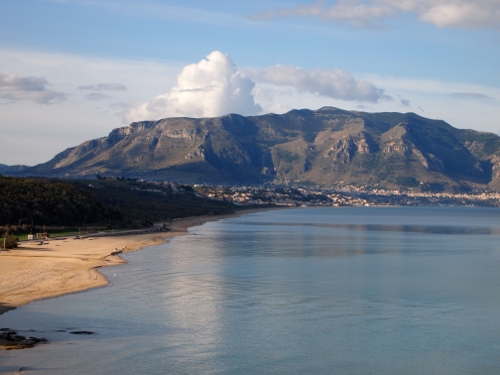 vista dal Golfo di Castellammare