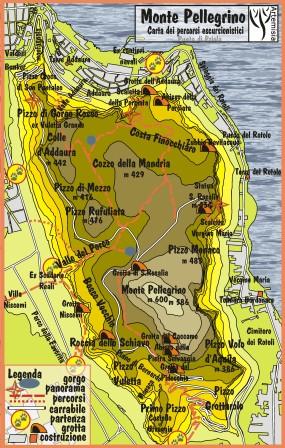 carta di Monte Pellegrino